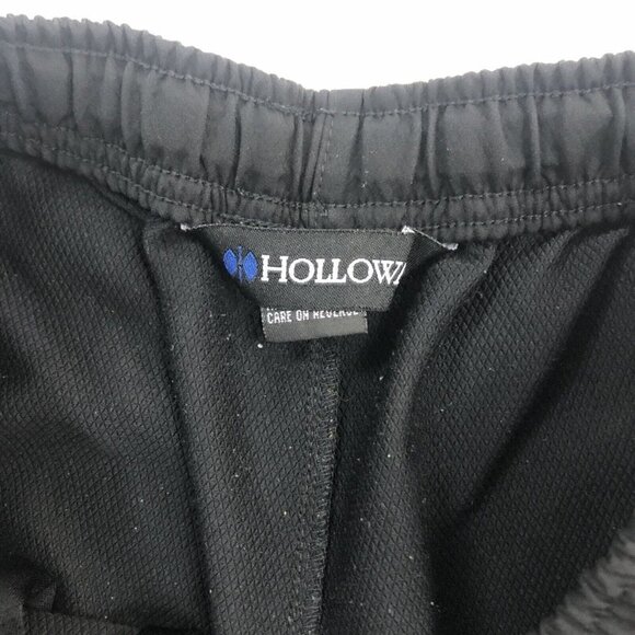 Holloway Pants Womens Black  Drawstring Straight Pockets Ankle Zipper Ladies L - Picture 4 of 4